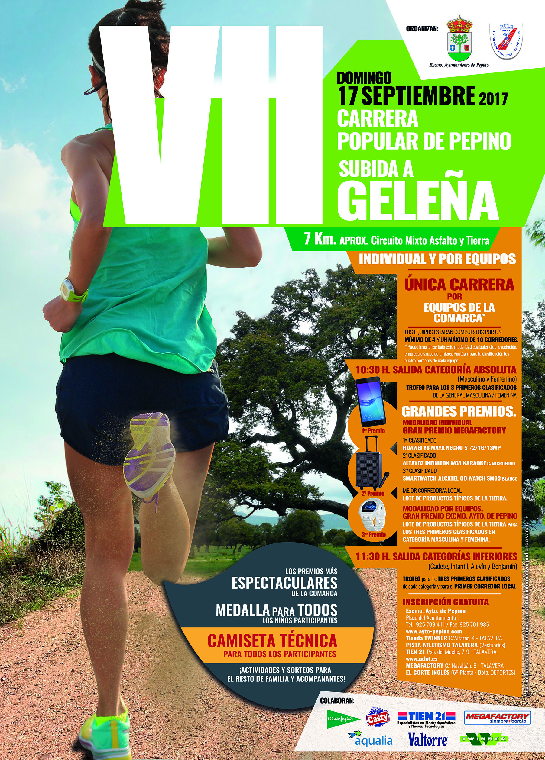 Cartel Subida Geleña 2017